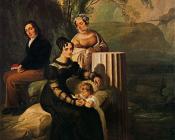 弗朗切斯科 海兹 : Portrait of the family Stampa di Soncino